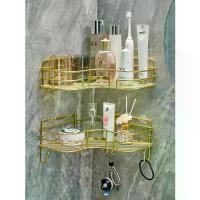 ราคา ชั้นวางของเข้ามุมห้องน้ำ, ติดผนัง, ไม่ต้องเจาะ, เหมาะสำหรับอ่างล้างหน้า, ห้องน้ำ, ฝักบัว, ชั้นเก็บของ (1732806335895013063)