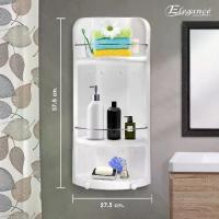 ราคา [ส่งจากไทย] ชั้นวางของในห้องน้ำ Max Volume 2in1 สีขาว แบบเข้ามุมและติดผนัง ชั้นวางสบู่ แชมพู ห้องน้ำ (1733355031143155062)