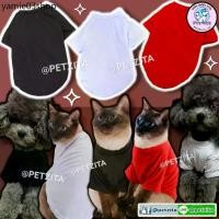 ราคา พร้อมส่ง ⚫⚪ เสื้อยืดสีพื้น เสื้อสีล้วน for pet สัตว์เลี้ยง สุนัข หมา แมว (1732705989818156593)