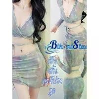 ราคา BIKINI STUDIO ชุดทะเลเซ็กซี่ ชุดว่ายน้ำ 4 ชิ้น ชุดว่ายน้ำสายฝอ S-L | น้ำหนัก 38-58 กก. Y-646 (1733459393294075066)