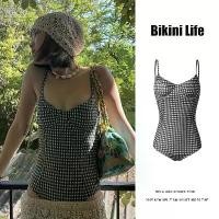 ราคา [COD] Bikini Life ชุดว่ายน้ำวันพีช ผู้หญิง ลายสก็อต มีโครง ชุดว่ายน้ำแฟชั่น เที่ยวทะเล (1733407218152146290)