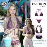 ราคา Hot.Bikiniรุ่นใหม่ ชุดว่ายน้ำทูพีช ชุดว่ายน้ำ bikini เปิดหลัง ชุดว่ายน้ำเซ็กซี่ ลายจุดน่ารัก ผ้าดีมาก ส่งไวจากไทย มีบริการเก็บปลายทาง (1733445786825491882)