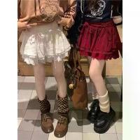 ราคา 50% OFF Bow Tie Lace White Cake Skirt Short 2026 New Cute Versatile Short Skirt Sweet Half Skirt พิกัด กางเกงยีนส์ พิกัด กางเกงยีนส์ กางเกง คาโก้ กางเกงยีนส์ สีขาว กางเกง คา (1733101363140986855)