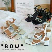 ราคา MILKMEshoes รองเท้าผู้หญิง ส้นสูง 2.5 นิ้ว รุ่นBOW งานส้นตัน สายรัดส้น เป็นตะขอเกี่ยว สายเพชรคริสตัล2ชั้นแบบใหม่ (ME324) คําแนะนําการขายที่ร้อนแรงในเดือนนี้ (1732760683820975163)