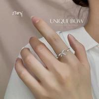 ราคา STORYแหวนเงินแท้ Unique Bow แหวนเพชร cz แหวนแฟชั่น แหวนผู้หญิง แหวนปรับขนาดได้ แหวนโบว์ ของขวัญ คําแนะนําผลิตภัณฑ์ใหม่ของเดือนนี้ (1732475612556723787)