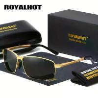 ราคา RoyalHot Men Women Polarized Alloy Cool Rectangle Frame Fashion Glasses Driving Glasses Shades Oculos Masculino Male 70015 (1733095329123173642)