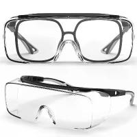 ราคา SAFETY GLASSES/แว่นเซฟตี้ ปกป้องดวงตา - การปกป้องแว่นกั๊กเกิลเซฟตี้ กันสารเคมี แบบครอบตาแน่น แว่นตากันสะเก็ด (1732299675824260352)