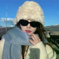 ราคา Reflective Lenses Retro Cats' Eye Sunglasses Men's and Women's round Face Ins European and American Sun Glasses Sun Protection Mountaineering Goggles (1733353671651329530)