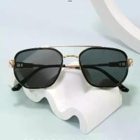 ราคา New Style Metal Frame Sunglasses for Men and Women, Aviator Sunglasses, Sunshade Driving Glasses, Slimming Glasses (1733202844662662595)
