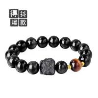 ราคา [แบรนด์ เอ็กซ์คลูซีฟ] สร้อยข้อมือหินออบซิเดียนสีดำธรรมชาติสไตล์จีนโบราณขายดีจาก DeWu สำหรับผู้ชาย สร้อยข้อมือหินตาเสือสำหรับผู้หญิง พร้อมลูกปัดพระพุทธศาสนา keychain (1733396332899763476)