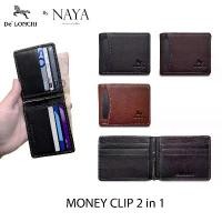 ราคา กระเป๋าสตางค์หนีบแบงค์ แถมใส่เงินได้หนังแท้ Chamois Money Clip 2in1 บางเฉียบ ใส่บัตรได้เยอะ หนังนุ่ม ทนทาน แบงค์ไม่โผล่ คําแนะนําการขายที่ร้อนแรงในเดือนนี้ (1733190643779274305)