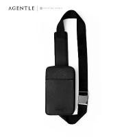 ราคา AGENTLE DRIP-FIT Cross body bag กระเป๋าสะพายข้างพาดตัว แนบฟิตบอดี้ เรียบดูดี ทรงกล่องแนวตั้งสีดำ (1732584784079062234)