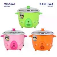 ราคา [จัดส่งทันที] MISAWA / KASHIWA หม้อหุงข้าว 1.5 ลิตร อุ่นทิพย์ รุ่น RC-715 (สุ่มคละสี) หม้อหุงข้าวทรงdrum Rice cooker [รับประกัน 1 ปี] (1733202767412036807)