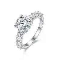 ราคา MARGARET แหวนเพชร Moissanite Diamond เกรดเพชรเล็ป ตัวเรือนเงินแท้ S925 ชุบทอง18K เพชรโมซาไนท์ D Color ,VVS1 ,3 Excellent ,H&S พร้อมใบเซอร์ GRA ของแท้รับประกัน 1 ปี เพชรหลุดเครมให (1732604067033548290)