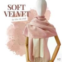 ราคา COD. Kiss Me Doll Scarf/Shoulder Wrap Soft Velvet V2, Two-Tone Color, Simple and Elegant, Size 180X70 Cm. เครื่องประดับแฟชั่น (1733034007279601046)