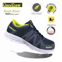 ราคา รองเท้าเซฟตี้ผ้าใบหัว composite ทรงสปอร์ต Rock River 9009 (navy color) สไตล์การระเบิด (1733408789766965133)