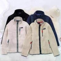ราคา [COD] Men's and Women's Fleece Jackets Warm wool, stand-up collar, thick fleece for sports. Autumn and winter parka coats (1733144301027427734)