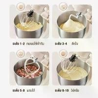 ราคา เครื่องนวดแป้ง 6L เครื่องผสมอาหาร จุ 5 ลิตร ผสมแป้ง ตีแป้ง Stand Mixer 1500W รับประกัน 1 ปี (1733065193217950767)