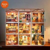 ราคา ร้านรูไล่ ซูเปอร์เวิร์ลด์ ของเล่นตัวต่อบล็อกปริศนา 3 มิติ รูปบ้านขนาดเล็ก DIY ของขวัญสำหรับเด็ก ของ เล่น ป้อนอาหาร ตัวต่อเลโก้ ขนาดใหญ่ ขนม คอลใหม่ figure วง statue mini (1733038432952551362)