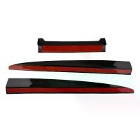 ราคา 3-Section สปอยเลอร์หลังคารถยนต์ สปอยเลอร์ปีกท้าย สปอยเลอร์ท้ายรถ DIY การปรับแต่ง สปอยเลอร์หลังคา สปอยเลอร์ปีกท้าย (1733393449786836358)