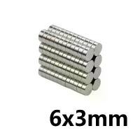 ราคา แม่เหล็กกลมขนาดเล็ก 6x3mm แรง แม่เหล็ก 6mm*3mm สำหรับตู้เย็นที่บ้านและสำนักงาน DIY ขนาด 6*3mm (1733119249882908057)