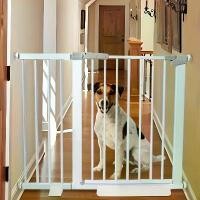 ราคา 1pc PetSafe Adjustable Metal Pet Door, Suitable for Stairs, Hallways, and Doorways, Easy Pass Design, No Drilling Installation Needed, Suitable for Widths of 146.05-152.91 cm, Su (1733457879987160710)