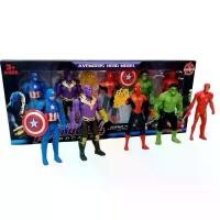 ราคา Certified ProductsModel Figures Avengers 5 Characters Spiderman Captain America The Hulk Iron Man Thanos (1732823631844509476)