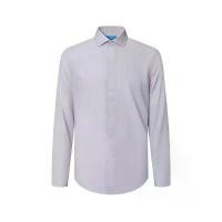 ราคา G2000 NEW เสื้อเชิ้ตแขนยาวผู้ชายสีม่วงอ่อน Non-Iron สำหรับใส่ทำงานทรง SMART FIT (1733357933032605592)