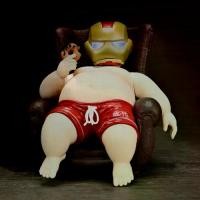 ราคา 2025 Muscle Origin Iron Man Diving Origin Figure CS Iron Man Big Muscle Fat Boy Case Car Ornament Gift (1733050185024964438)