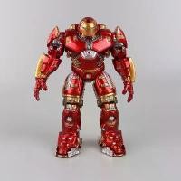 ราคา 2025 Movable Joint with Light 17Cm Alliance Action Figure Anime Cartoon Hulkbuster Iron Man Figurine Toy Display (1733451464652653843)
