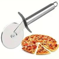 ราคา 1pc 304 Stainless Steel Pizza Wheel Cutter & Server - Dual-Function Dough Cutter with Sharp Blade & Circular Edge, Ergonomic Handle for Effortless Rolling, Precision Cutting - Ho (1733424780904596551)