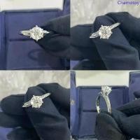 ราคา แหวนเพชรโมอีส 0.50-3 กะรัต เม็ดชูหกหนามเตย ตัวเรือนเงิน925 ชุบทองคำขาว พร้อมใบเซอร์(จี้ผ่านปากกาตรวจเพชร) สินค้าขายดี binder (1733183081676441043)