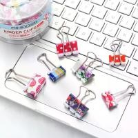 ราคา [COD] คลิปหนีบกระดาษลายการ์ตูน No.8494 เปลี่ยนงานเอกสารให้มีสไตล์ Binder Clips คลิปหนีบกระดาษสีสันสดใส หนีบแน่น น่ารักเกินต้าน (1732686754655864819)