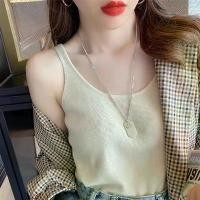 ราคา ‌ เสื้อสายเดี่ยวไหมเทียมราชวงศ์ ✦ ผ้าถักเย็นยิ่งกว่าแพรหลวง ✦ สวมได้ถึงงานพระราชทาน พระมหาพิชัยมงกุฎ ‌ เลขศาสตร์พระราชา halter top binder เสื้อ คอปาด 50 babytee (1732937710614053982)