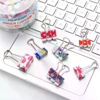 ราคา คลิปหนีบกระดาษลายการ์ตูน No.8494 เปลี่ยนงานเอกสารให้มีสไตล์ Binder Clips คลิปหนีบกระดาษสีสันสดใส หนีบแน่น น่ารักเกินต้าน (1732145275509639029)
