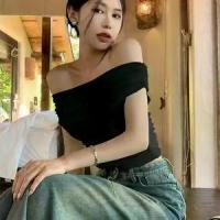 ราคา พร้อมส่งจากกทมเสื้อ เสื้อยืดแขนสั้นไหล่เดียวสีขาวผู้หญิง สีขาวรัดรูปแบบสั้นเสื้อเปิดหลัง เสื้อครอป สะดือเซ็กซี่สาวฮอต เสื้อ กราม เสื้อ โชว์ หลัง เสื้อ สายเดี่ยว ลูกไม้ เสื้อ baby tee binder (173206724