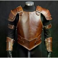 ราคา นำเข้า ⚔️ เกราะหนังแท้สีน้ำตาล Handcrafted Brown Leather Armor Set #เกราะหนัง #เกราะแฟนตาซี #ชุดนักรบ #LARP #Cosplay (1733239771658815369)