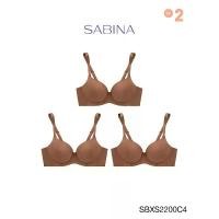 ราคา Sabina ซาบีน่า เสื้อชั้นใน (Set 3 ชิ้น) (มีโครง) Seamless Fit รุ่น S-Sixnatuer บัวตูม รหัส SBXS2200C4 สีเนื้อแทน (1733207597249430734)
