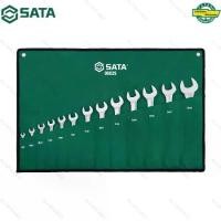 ราคา SATA ประแจแหวนข้างปากตาย ชุดประแจแหวนข้างปากตาย ชุดประแจ ประแจ 13ตัว/ชุด 09029 13Pc. Full Polish Open End Wrench Set (1732926737351345303)