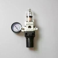 ราคา ขายดี ขายร้อน ชุดวาล์วปรับแรงดันลม พร้อมตัวดักน้ำ สำหรับปั๊มลม Filter Regulator (1732960638917117788)
