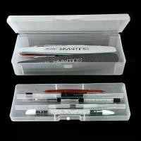 ราคา [COD] Manicure double layer removable tool box manicure brush jewelry storage box (1733466137134859774)