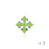 ราคา AKE AKE Diamond Cross of Hermes stud earring **จำหน่ายต่อชิ้น/ข้าง (1732006888968784037)