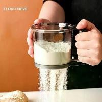 ราคา 1 Piece Stainless Steel Flour Sifter - Fine Mesh Baking Tool, Christmas Essential for Making Smooth Dough and Cake Batter, Durable for Kitchen and Restaurant Use, Holiday Cooking (1733435336572438256)