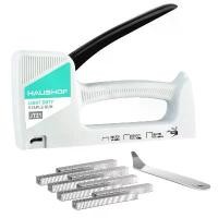 ราคา Haushof แม็กยิงบอร์ด แม็กยิงไม้ แม็คยิงบอร์ด เครื่องยิงแม็ก ตัวยิงอเนกประสงค์ Staple Gun เครื่องเย็บกระดาษ 800 ชิ้น เครื่องถอดลวดเย็บเบาะ JT21 ลวดเย็บ 1/4'', 5/16'' และ 3/8'' คํา (1732773818598523944)