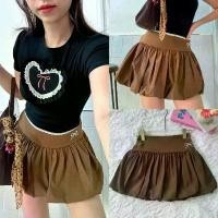 ราคา Ribbon Balloon : กระโปรงบอลลูนเอวสม็อค ปักโบว์ (มีซับใน) (1733431772648998589)