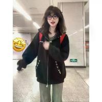 ราคา 8925 # Real Price (Back Ribbon + Embroidery + Pure Cotton and Milk Silk Blend) Extra Large Size 150kg Pearl Sweatshirt (1733307735950198691)