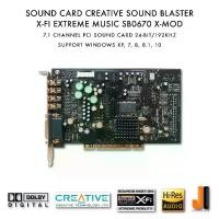 ราคา CODSound Card Creative Sound Blaster X-Fi XtremeMusic SB0670 7.1 Channel (PCI) Golden X-Mod (มือสอง)TikTok (1732702243981723373)