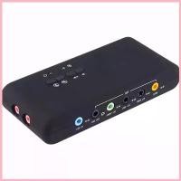 ราคา usb 2.0 sound card 7.1แท้ with SPDIF in out optical port ซีโอดี (1732872641210975250)