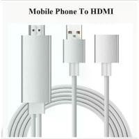 ราคา 3 In 1 USB To HDMI HDTV HD Mirroring Adapter Cable For iPhone +Android phone Plug&Play GD 1 เมตร (1732819525030610940)