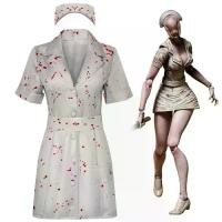 ราคา Silent Hill 2RE Female Nurse Cosplay Costume Silent Hill Remastered Horror Zombie Nurse Role Play Cosplay (1733378660275161040)